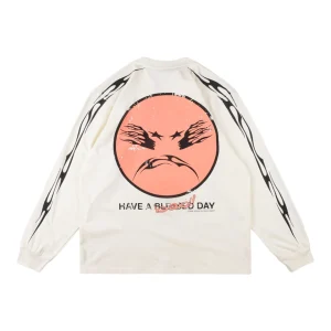 Hellstar Studios Blessed & Bad Day Flame Shirt