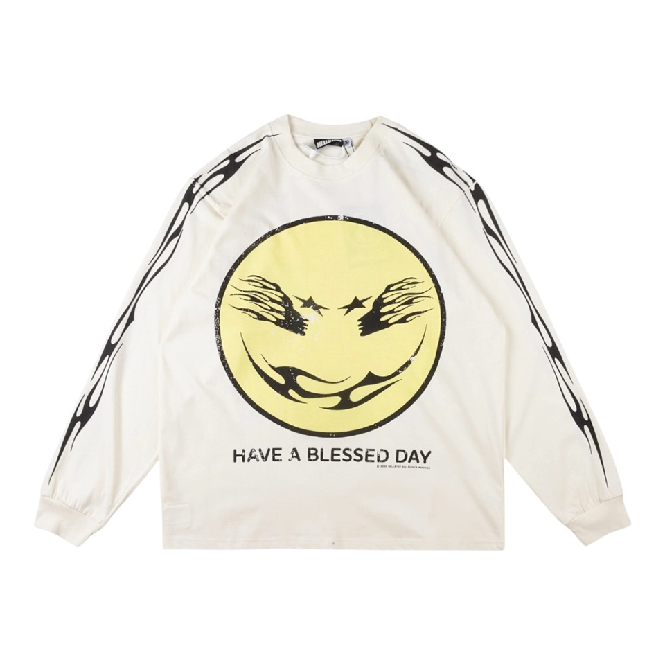 Hellstar Studios Blessed & Bad Day Flame Shirt
