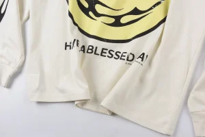 Hellstar Studios Blessed & Bad Day Flame Shirt8