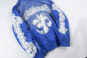Hellstar Studios Blue Yoga Washed Hoodie4