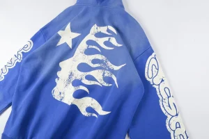 Hellstar Studios Blue Yoga Washed Hoodie9