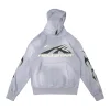 Hellstar Studios Brainwashed Grey Flame Pullover Hoodie