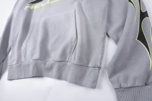 Hellstar Studios Brainwashed Grey Flame Pullover Hoodie6
