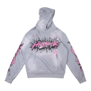 Hellstar Studios Brainwashed Grey Pullover Hoodie