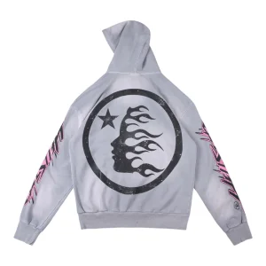 Hellstar Studios Brainwashed Grey Pullover Hoodie