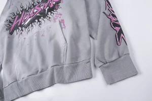 Hellstar Studios Brainwashed Grey Pullover Hoodie2