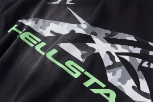 Hellstar Studios Camo Flame Face T-shirt2