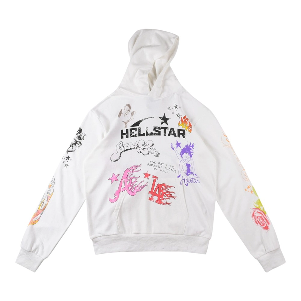 Hellstar Studios Collage Print Hoodie