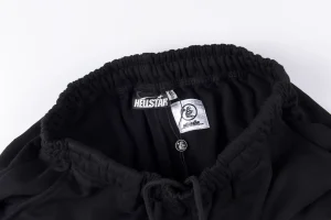 Hellstar Studios Cosmic Blaze Logo Black Sweatpants9