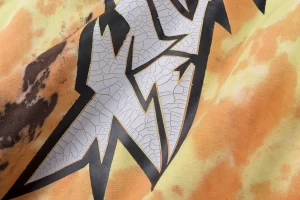 Hellstar Studios Cracked Letter Tie-Dye Cotton Hoodie6