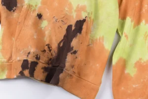 Hellstar Studios Cracked Letter Tie-Dye Cotton Hoodie9