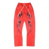 Hellstar Studios Flame Graffiti Red Sweatpants