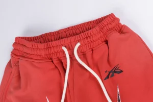 Hellstar Studios Flame Graffiti Red Sweatpants8