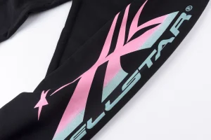 Hellstar Studios Galaxy Gradient Logo Black Sweatpants4