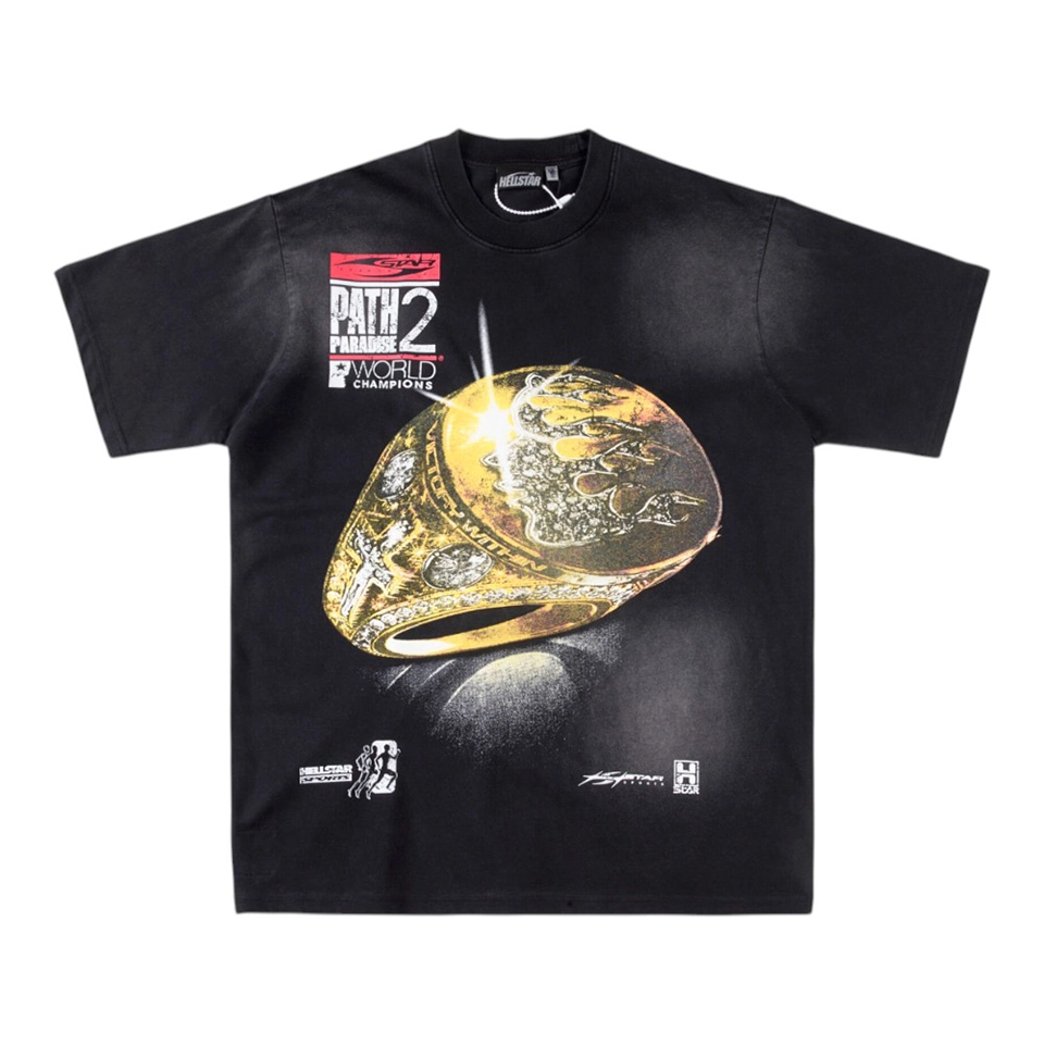 Hellstar Studios Gel Sport Logo Ring Graphic T-shirt
