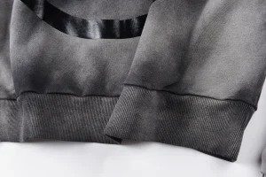 Hellstar Studios Grey Vintage Logo Washed Hoodie1