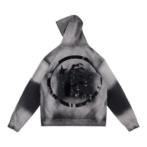 Hellstar Studios Grey Vintage Logo Washed Hoodie