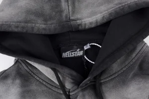 Hellstar Studios Grey Vintage Logo Washed Hoodie5