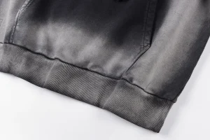 Hellstar Studios Grey Vintage Logo Washed Hoodie6