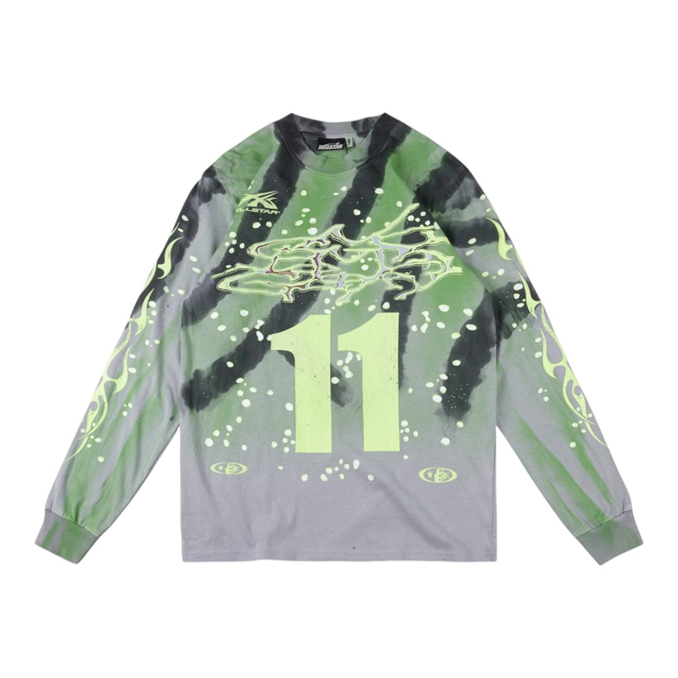 Hellstar Studios Moto Cross Tie-Dye Shirt