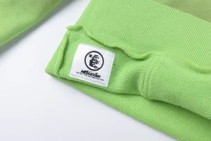 Hellstar Studios RECORDS Neon Green Graphic Hoodie6