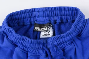 Hellstar Studios Red Logo Gradient Blue Sweatpants5