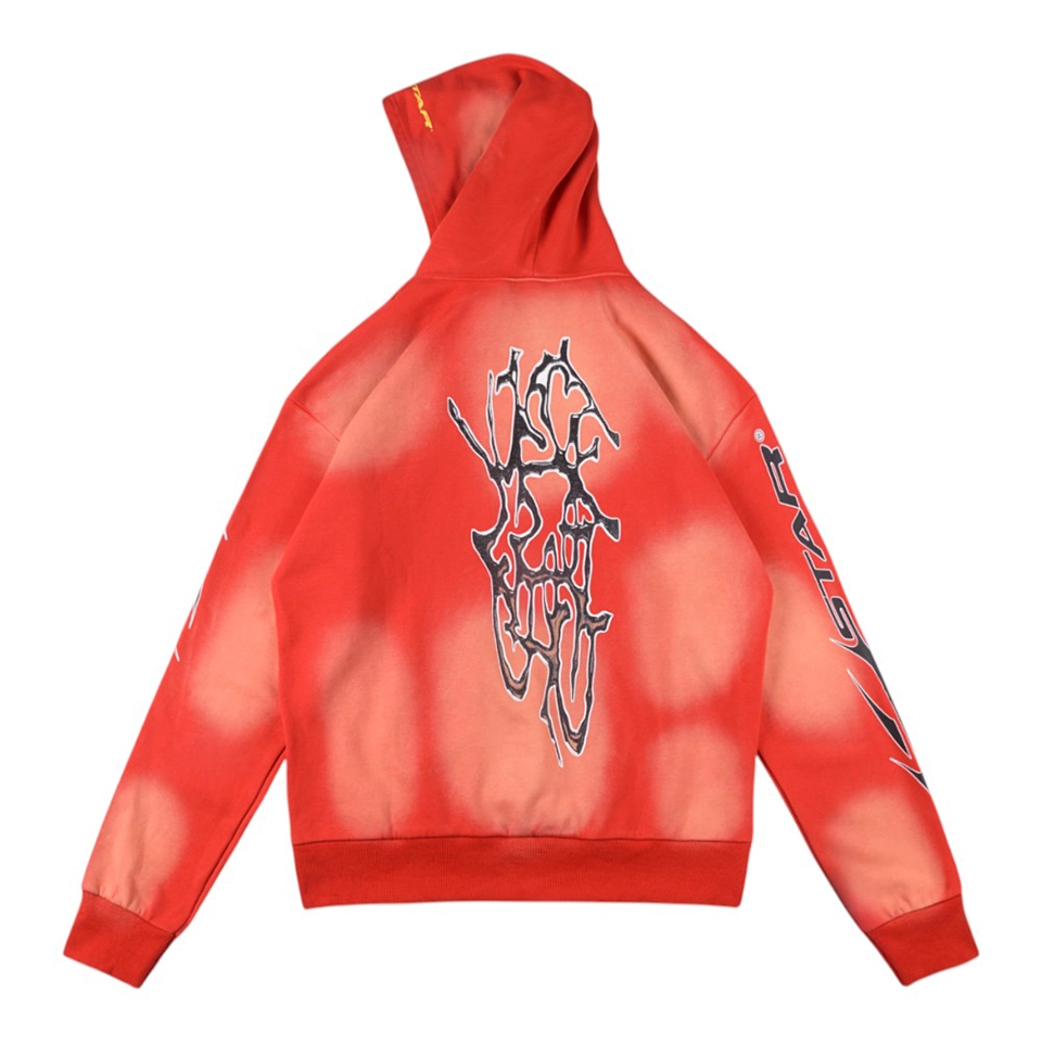 Hellstar Studios Red Washed Hoodie