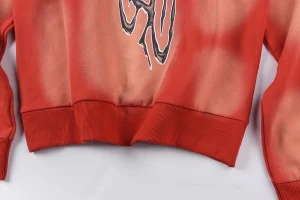 Hellstar Studios Red Washed Hoodie7
