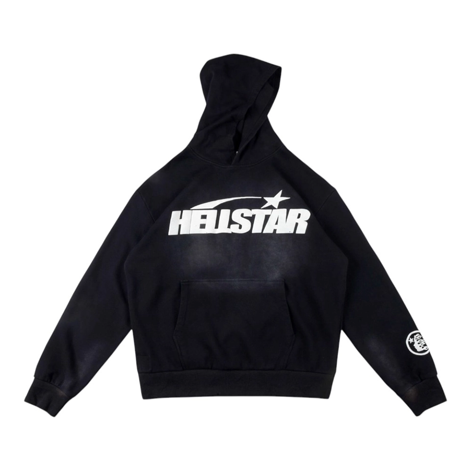 Hellstar Studios Retro Puff Print Hoodie