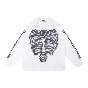 Hellstar Studios Skeleton Graphic Oversized Shirt
