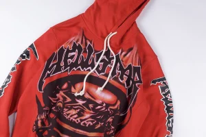 Hellstar Studios Skull Flame Vintage Hoodie10