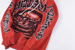 Hellstar Studios Skull Flame Vintage Hoodie12