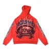 Hellstar Studios Skull Flame Vintage Hoodie