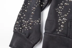 Hellstar Studios Studded Flames Hoodie10