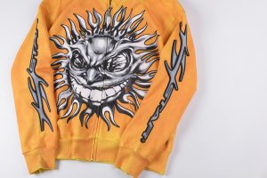 Hellstar Studios Sun Zip Orange Hoodie7