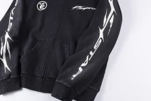 Hellstar Studios Vintage Logo Graphic Washed Hoodie10
