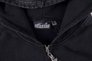 Hellstar Studios Vintage Logo Graphic Washed Hoodie4