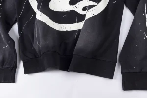 Hellstar Studios Vintage Logo Print Washed Hoodie7