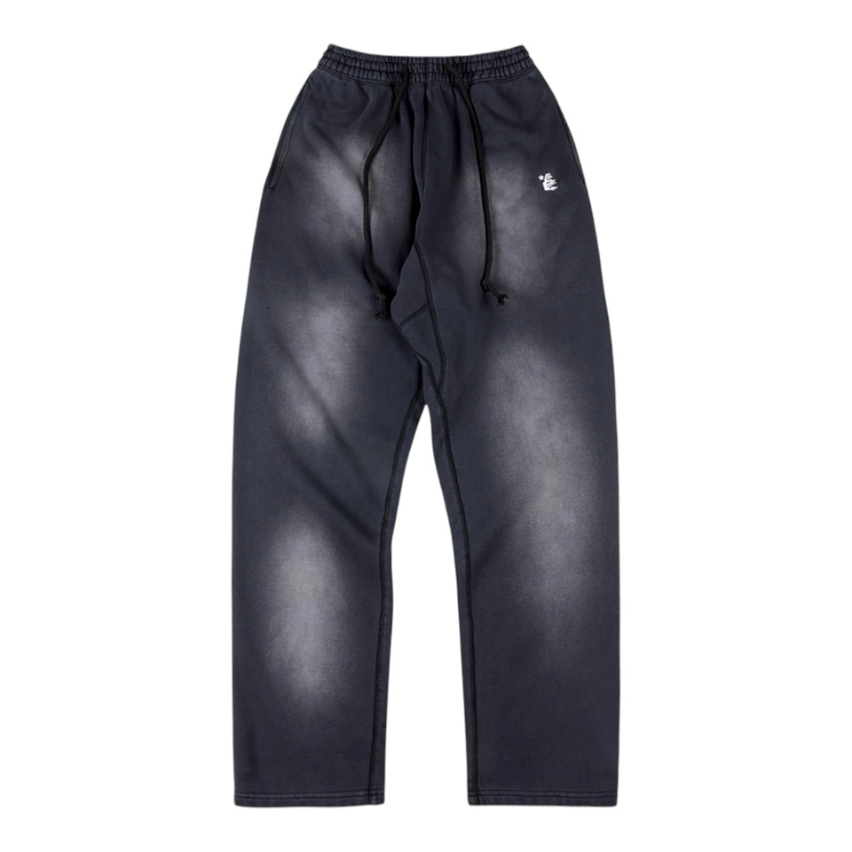 Hellstar Studios Washed Black Sweatpants