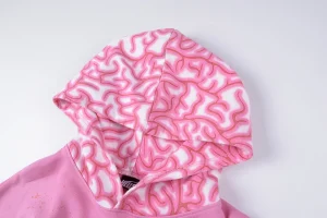 Hellstar Studios Washed Pink Graphic Pullover Hoodie12