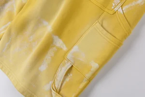 Hellstar Studios Yellow Bleach-Dyed Cargo Shorts8