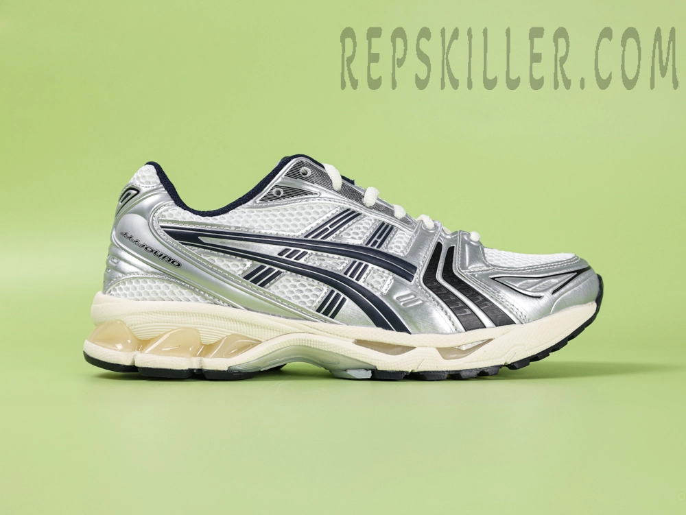 JJJJound x ASICS Gel Kayano 14 ‘White Midnight Navy’