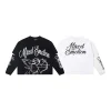 Mixed Emotion Angel Script Shirt (Black/White)