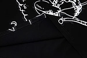 Mixed Emotion Angel Script Shirt Black