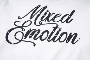 Mixed Emotion Angel Script Shirt White