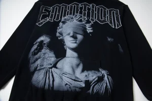 Mixed Emotion Marble Vision Black Hoodie6