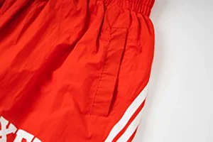 Mixed Emotion Rose Crest Track Pants Red