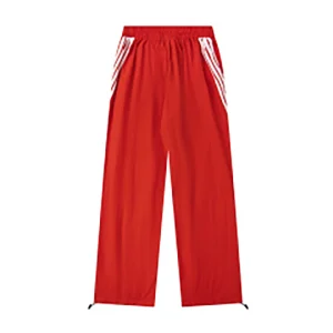Mixed Emotion Rose Crest Track Pants Red