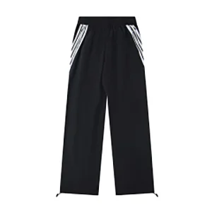 Mixed Emotion Rose Crest Track Pants Black