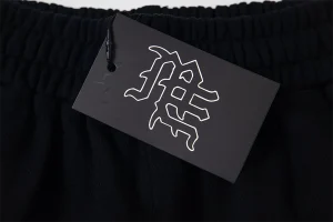 Mixed Emotion Woodcut Letter Black Pants3